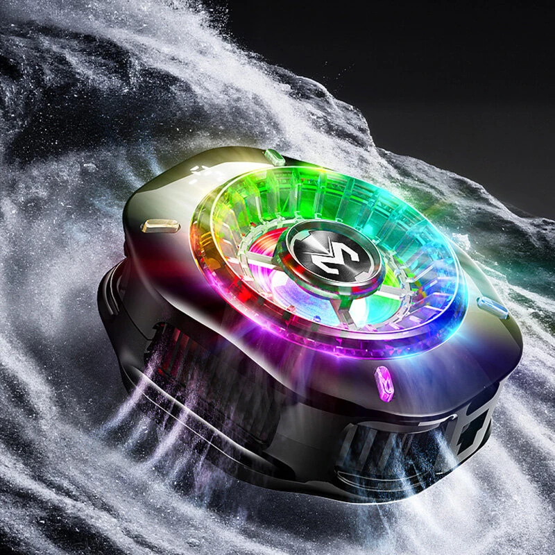 MEMO CX10 Magnetic Phone Cooler Semiconductor Cooling AI Temp Control RGB Lights Digital Display Gaming Radiator — view 5