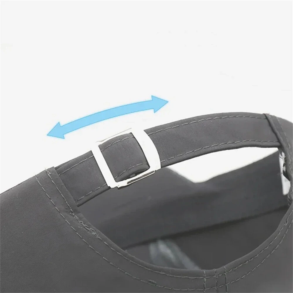 Men Lightweight Quick Dry Breathable Baseball Cap Cool Mesh Outdoor Sports Sun Protection Duckbill Cap for Summer Running Fishing Riding Travel — view 4