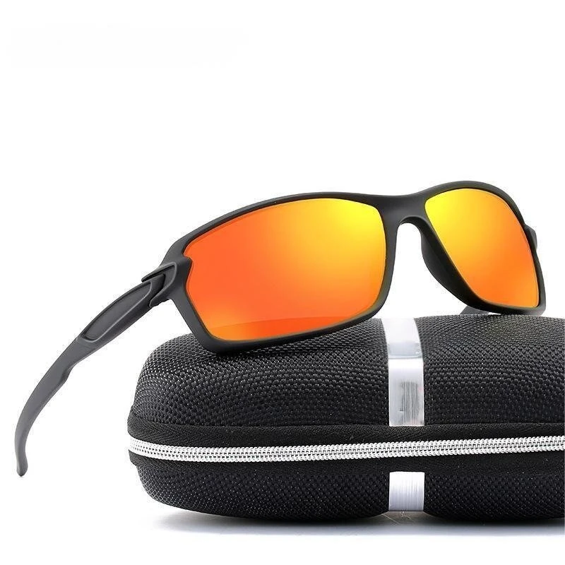 Men Polarized Sunglasses Fashion Square Sports Sun Glasses Male Driving Fishing Goggle UV400 Women Travel Eyewear — view 5