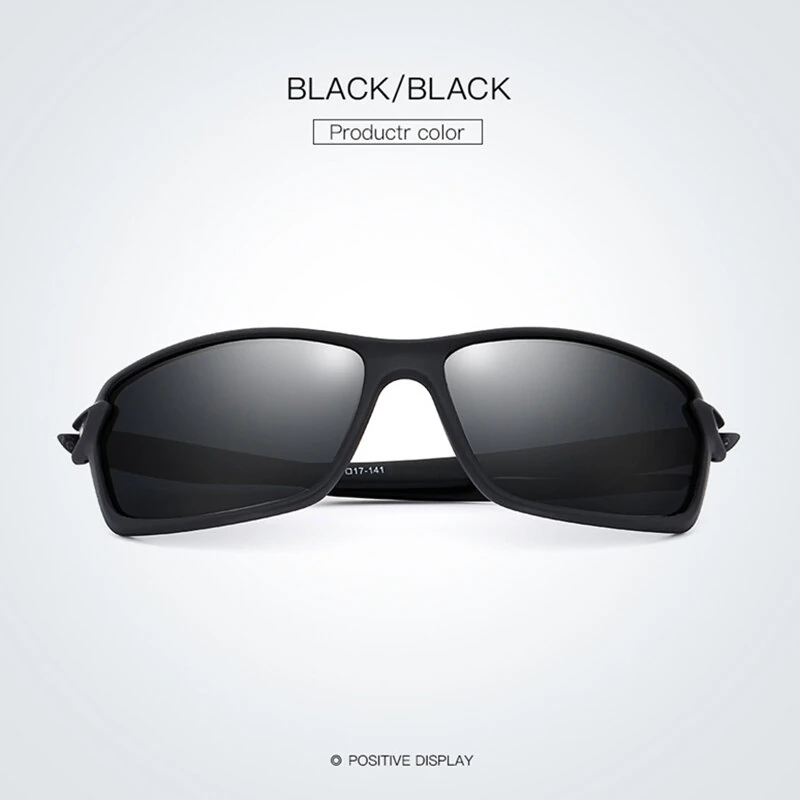 Men Polarized Sunglasses Fashion Square Sports Sun Glasses Male Driving Fishing Goggle UV400 Women Travel Eyewear — view 6