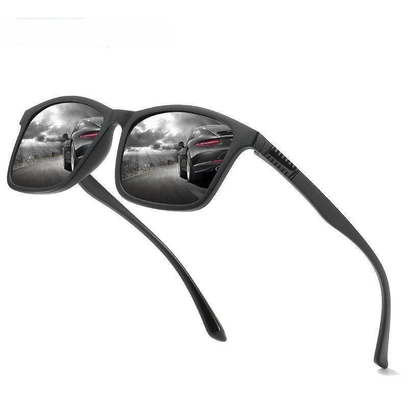 Men Polarized Sunglasses Fashion Women Square Sports Sunglasses Ultra Light TR90 Frame Driving Sunglasses Vintage Eyewear UV400 — view 10