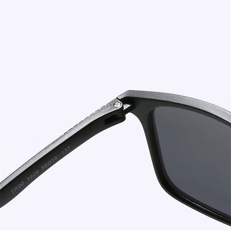 Men Polarized Sunglasses Fashion Women Square Sports Sunglasses Ultra Light TR90 Frame Driving Sunglasses Vintage Eyewear UV400 — view 7