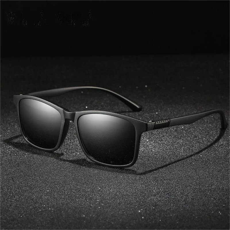 Men Polarized Sunglasses Fashion Women Square Sports Sunglasses Ultra Light TR90 Frame Driving Sunglasses Vintage Eyewear UV400 — view 9