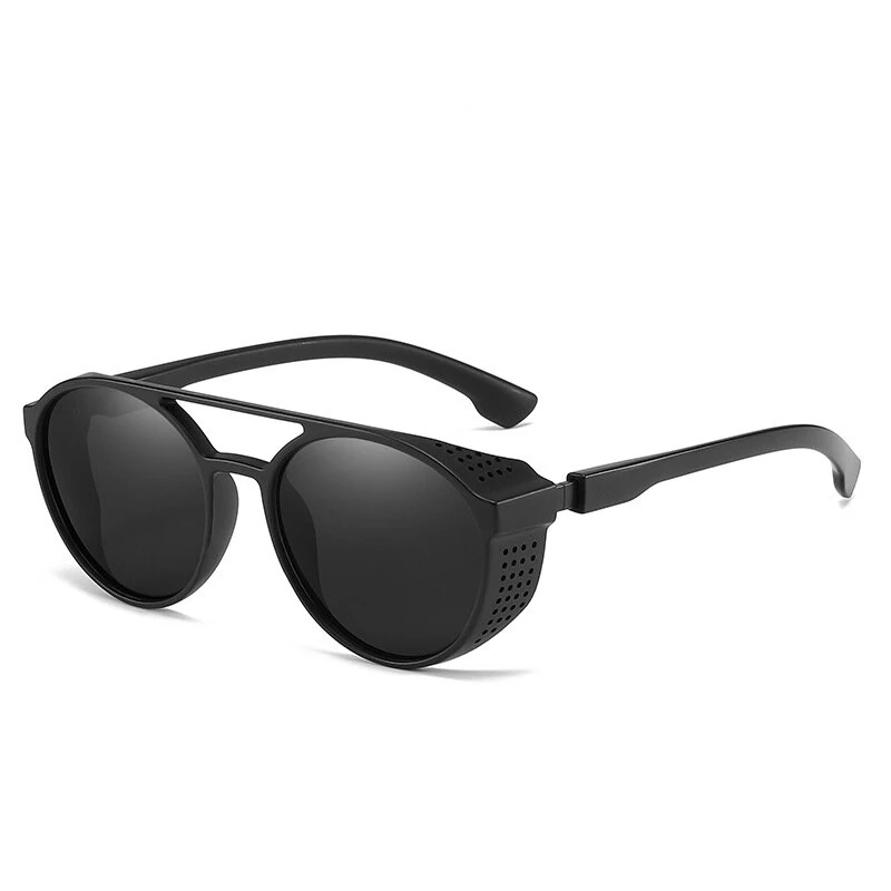 Men's Polarized Sunglasses Fashion Round Driving Sun Glasses for Unisex Classic Male Eyewear Travel Hiking Fishing Sunglasses — view 7