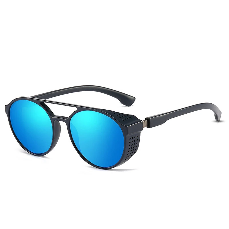 Men's Polarized Sunglasses Fashion Round Driving Sun Glasses for Unisex Classic Male Eyewear Travel Hiking Fishing Sunglasses — view 8