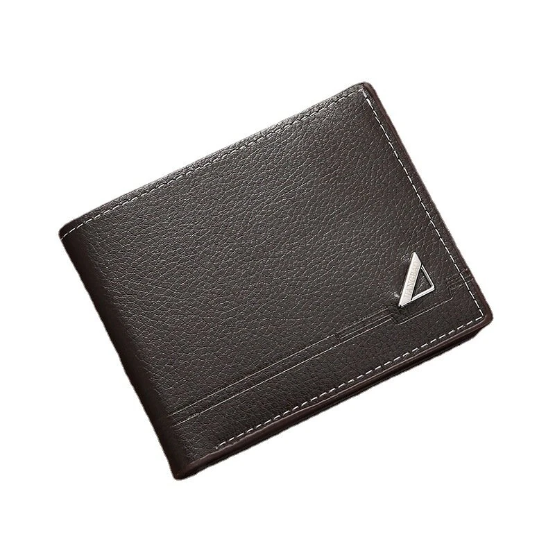 Men Short Wallet Business Casual Soft Leather Wallet Classic Retro Horizontal Wallet Large Capacity Fashion Purse With Card Slot — view 9