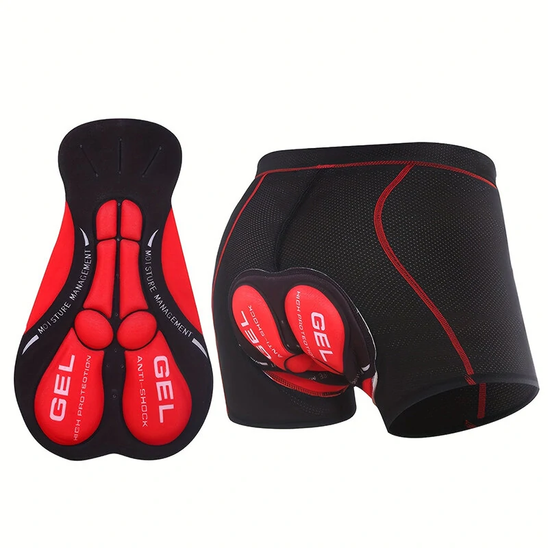 Men's Cycling Pant 3D Gel Breathable Shockproof Elastic Sweat-absorbent Sport Shorts Underpants for Bicycle — view 2