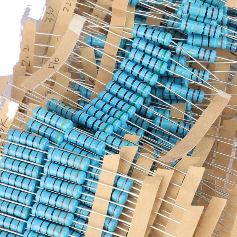 Metal Film Resistor Kit 130 Values 1R to 2.2M Ohm 2W 1% Tolerance 650PCS Electronic Component Assortment for Precision Circuits — view 2