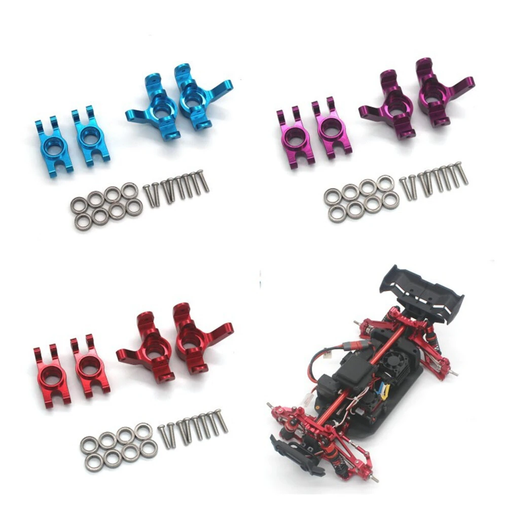 Metal Steering Cup / Rear Wheel Seat / Steering Rod / Rear Axle Carrier for MJX 1/16 1/14 RC Car Vehicle Models Spare Parts — view 10