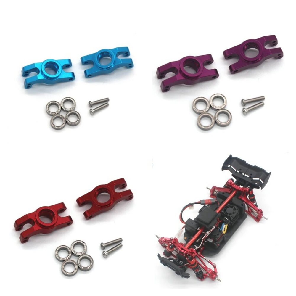 Metal Steering Cup / Rear Wheel Seat / Steering Rod / Rear Axle Carrier for MJX 1/16 1/14 RC Car Vehicle Models Spare Parts — view 2
