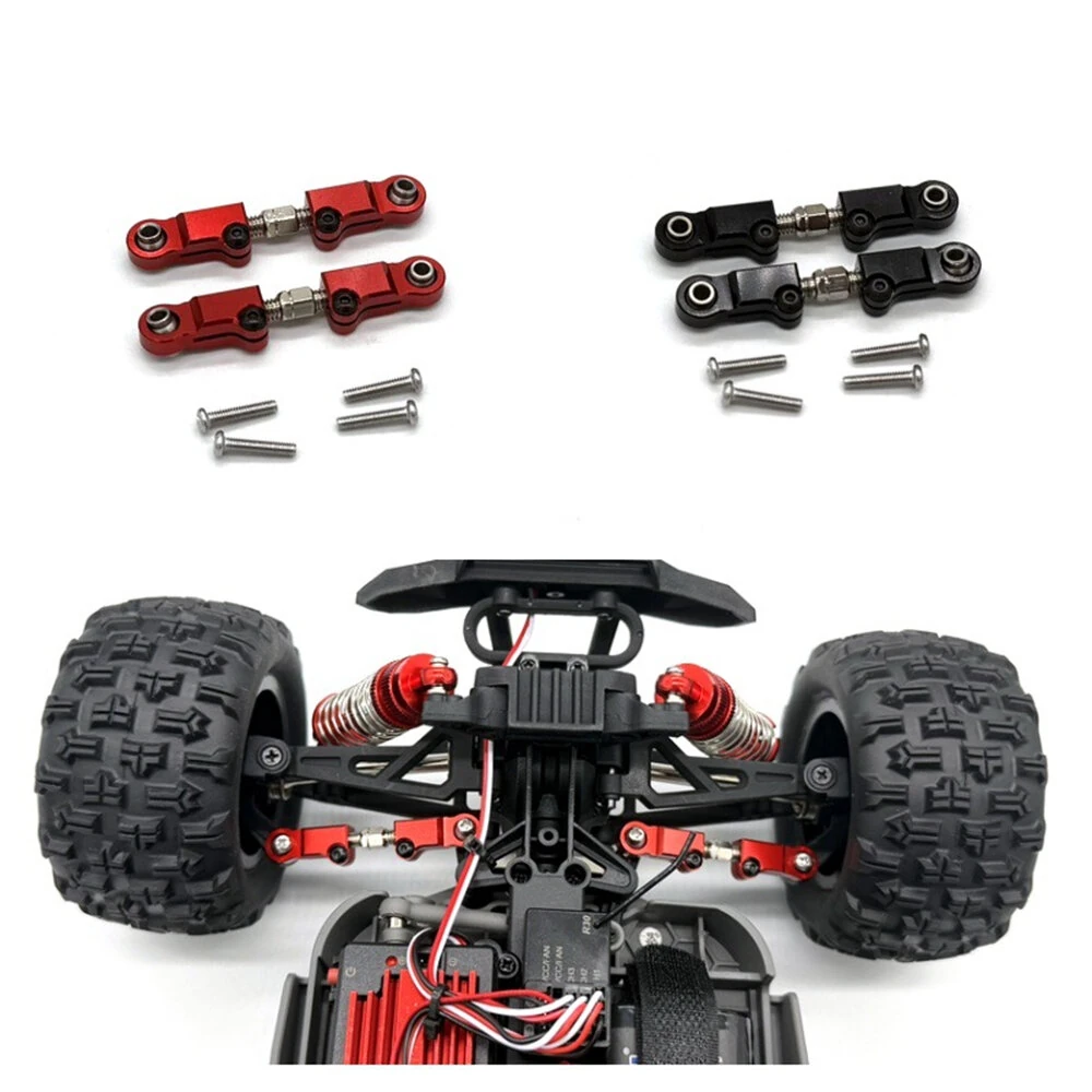 Metal Steering Cup / Rear Wheel Seat / Steering Rod / Rear Axle Carrier for MJX 1/16 1/14 RC Car Vehicle Models Spare Parts — view 3