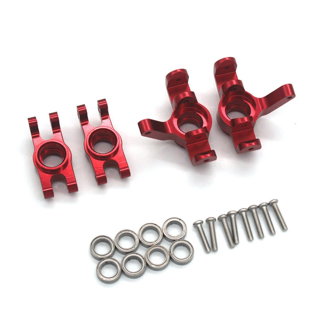 Metal Steering Cup / Rear Wheel Seat / Steering Rod / Rear Axle Carrier for MJX 1/16 1/14 RC Car Vehicle Models Spare Parts — view 4