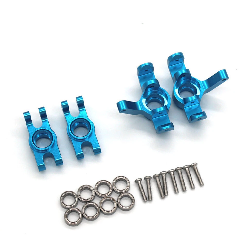 Metal Steering Cup / Rear Wheel Seat / Steering Rod / Rear Axle Carrier for MJX 1/16 1/14 RC Car Vehicle Models Spare Parts — view 5