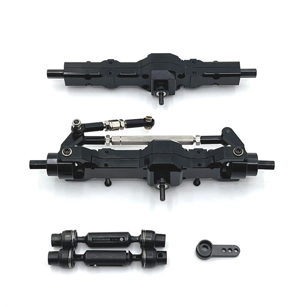 Metal Upgrade Kit Front Rear Bridge Drive Shaft for WPL 1/10 C74 1/16 RC Car Parts — view 3