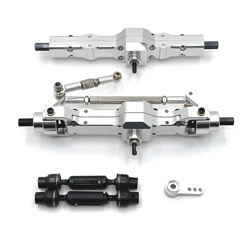 Metal Upgrade Kit Front Rear Bridge Drive Shaft for WPL 1/10 C74 1/16 RC Car Parts — view 4