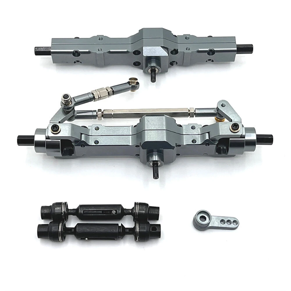 Metal Upgrade Kit Front Rear Bridge Drive Shaft for WPL 1/10 C74 1/16 RC Car Parts — view 5
