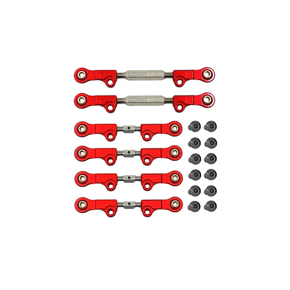 Metal Upgraded Parts Steering Rod Rear Upper Arm Steering Assembly For MJX 1/12 12212 RC Car Parts — view 4