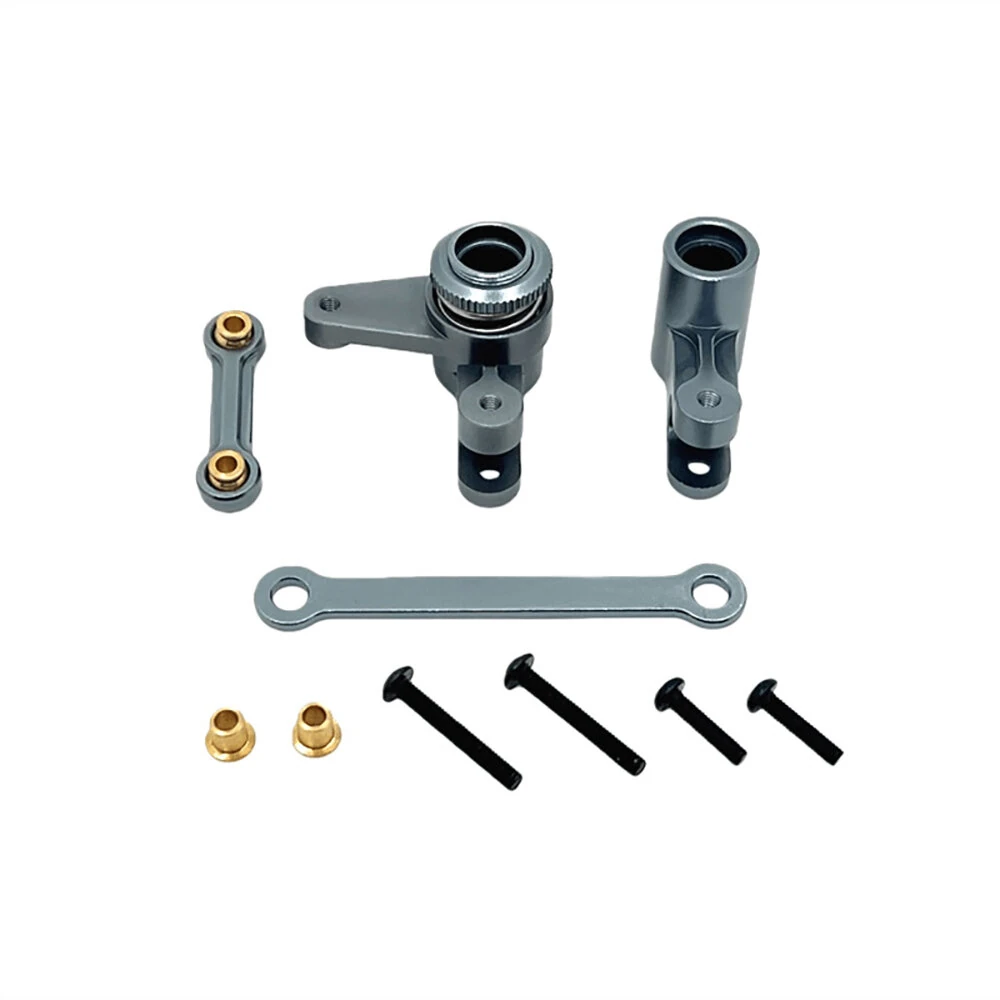 Metal Upgraded Parts Steering Rod Rear Upper Arm Steering Assembly For MJX 1/12 12212 RC Car Parts — view 7