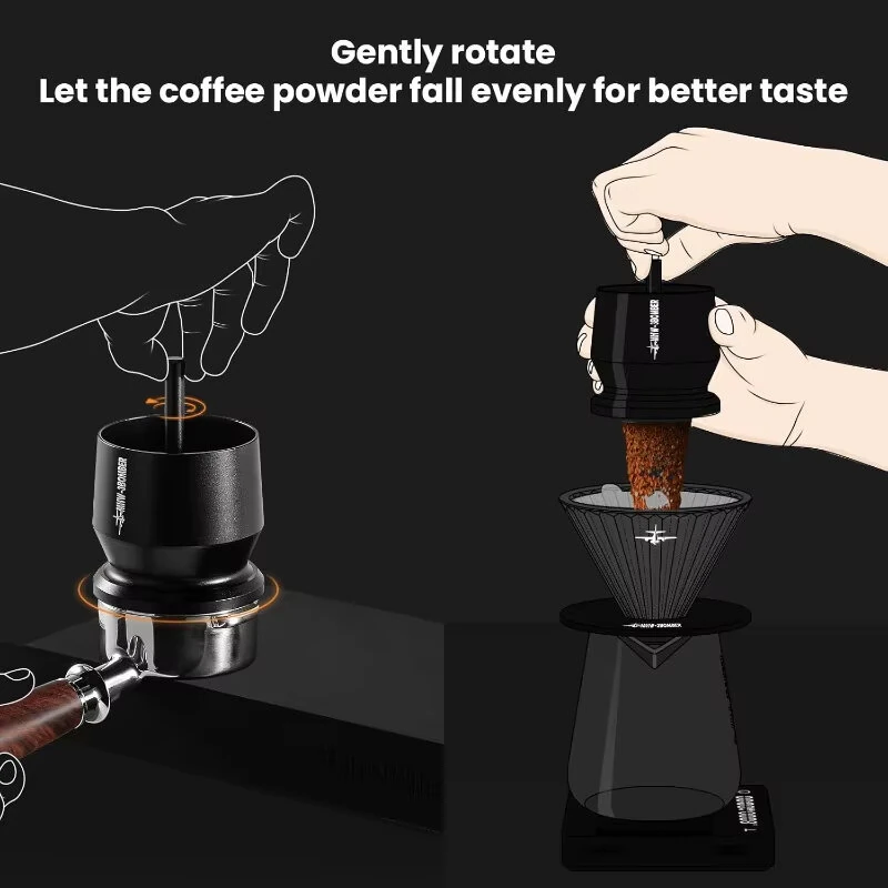 MHW-3BOMBER 51-54mm Shaker Funnel Coffee Dosing Cup Multifunctional Measuring Coffee Cup for Home Barista Use — view 6