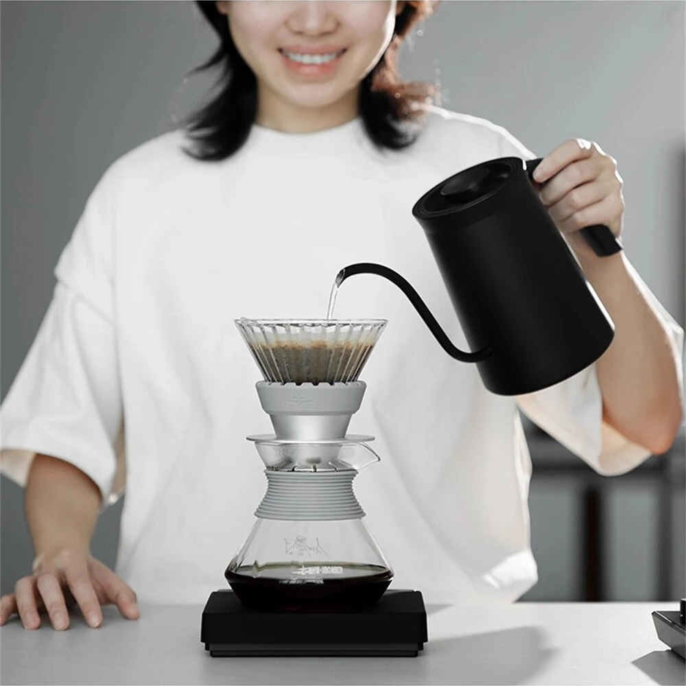 MHW-3BOMBER Aroma Coffee Server 500ml Fragrance-Retaining Coffee Pot Pour-Over Sharing Pot High Borosilicate Glass Coffee Pot — view 4