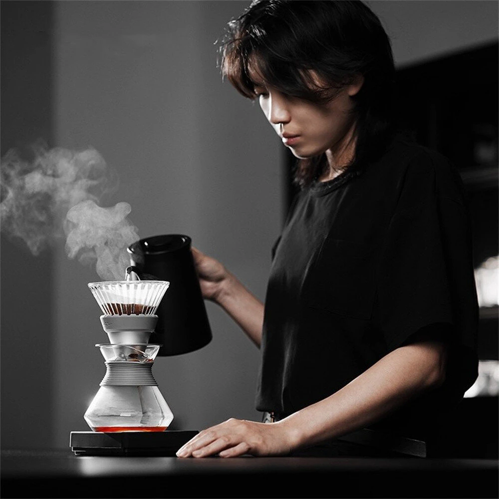 MHW-3BOMBER Aroma Coffee Server 500ml Fragrance-Retaining Coffee Pot Pour-Over Sharing Pot High Borosilicate Glass Coffee Pot — view 5