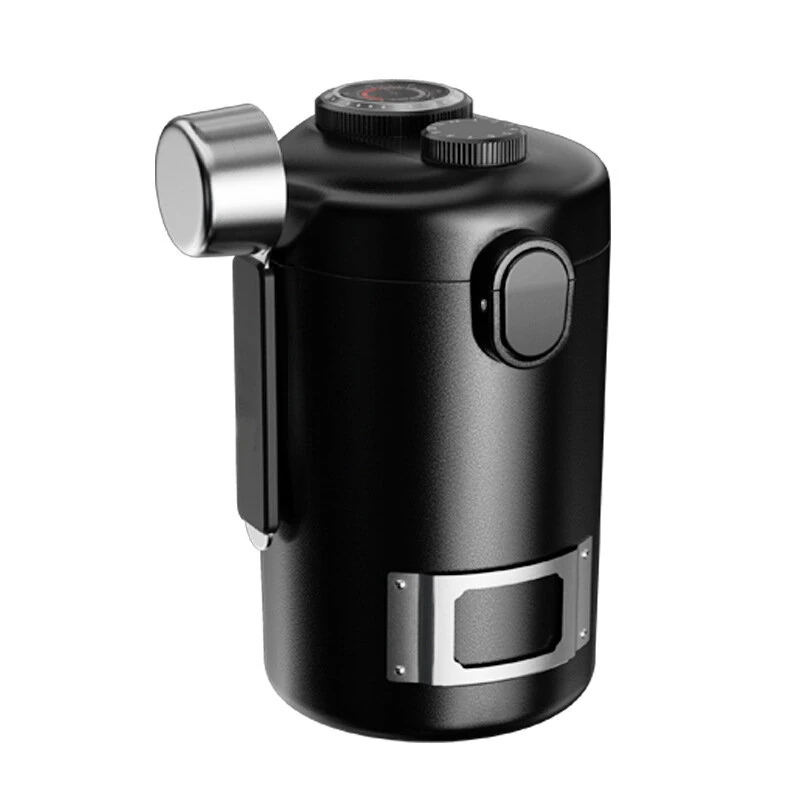 MHW-3BOMBER Gambo Sealed Coffee Canister with Humidity Monitor Travel Vacuum Coffee Storage Container with Magnetic Measuring Scoop for Grounds Coffee, Beans, CO2 Exhaust Valve