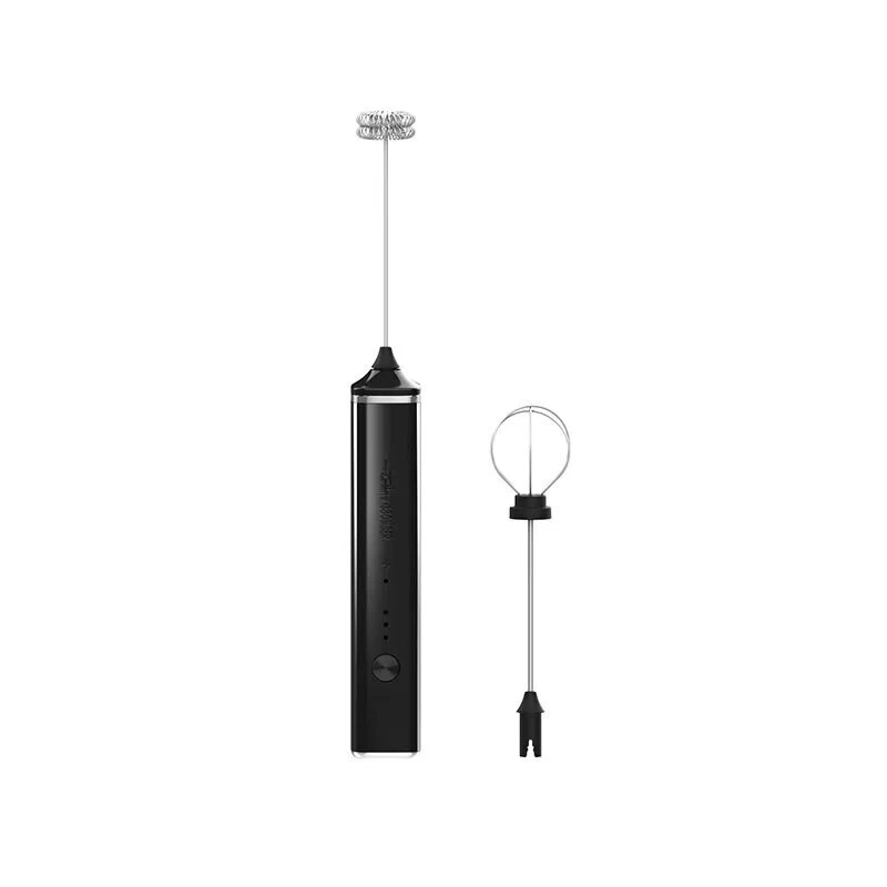 MHW-3BOMBER Handheld Electric Milk Frother Dual Heads 3 Gears Adjustable Low Noise Rechargeable Portable Automatic Foam Maker for Coffee Lattes — view 7