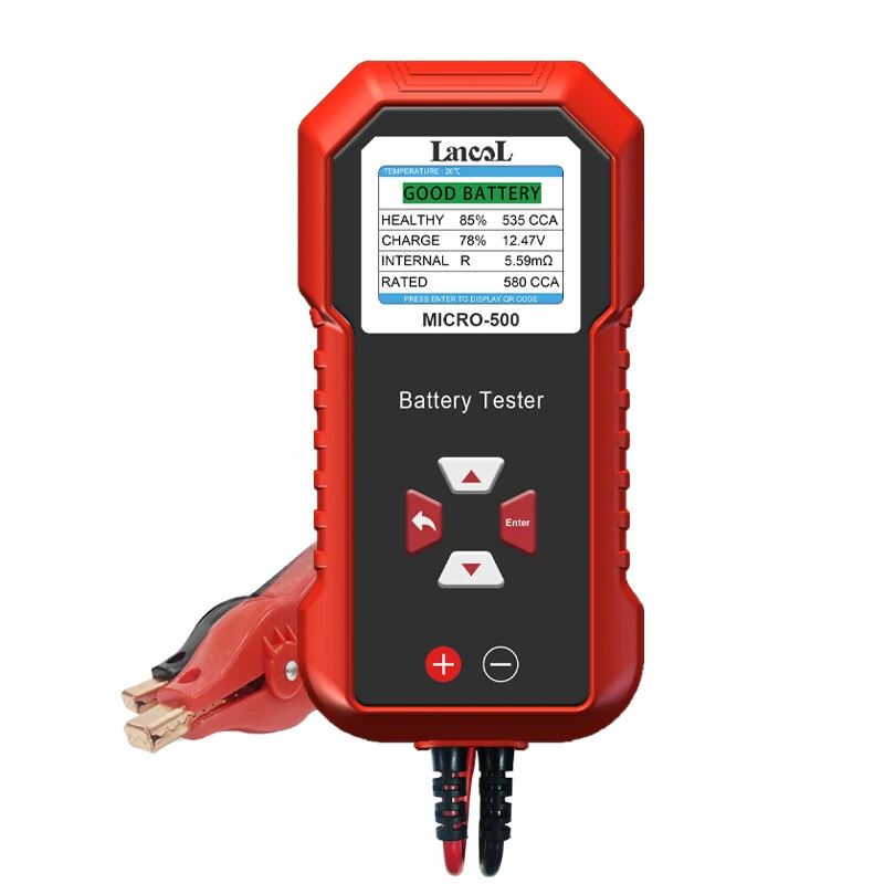 MICRO-500 12V Automobile and Motorcycle Battery Life Battery Tester — Pricio