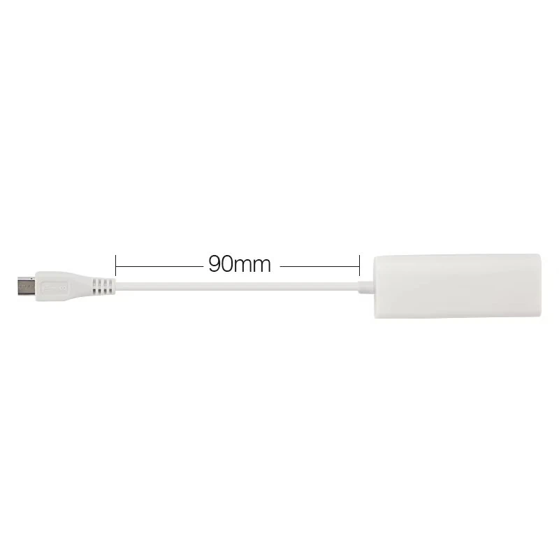 Micro USB to RJ45 Ethernet LAN Adapter 100Mbps Network Converter for Raspberry Pi Zero W / 1.3 — view 3