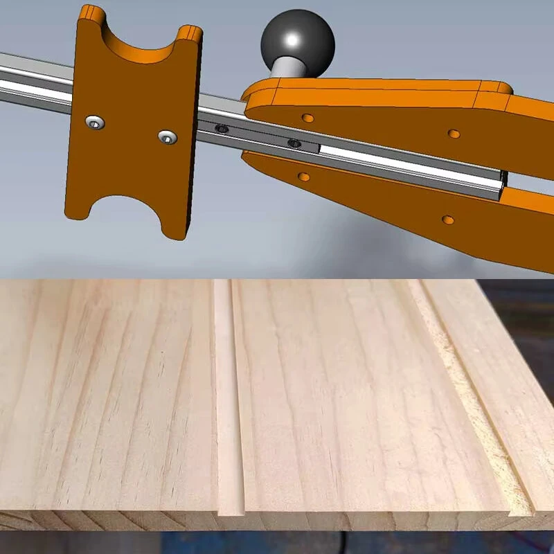 Milling Circle Guide Kit From 3cm To 124cm Diameter jig for Milling Router Circle Cutter Jig For Linear Cutting Routing — view 6