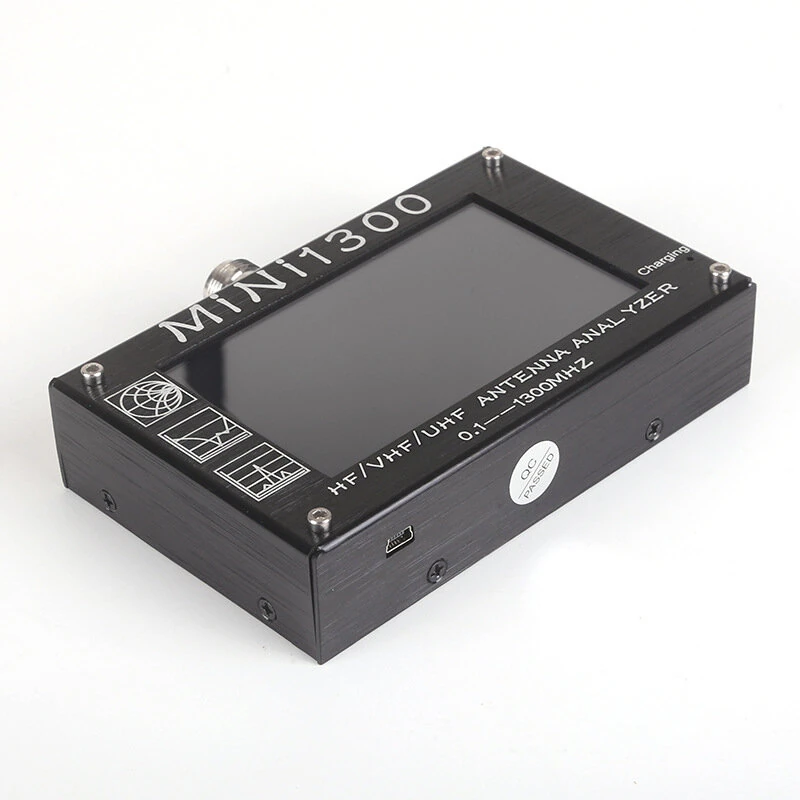 Mini 1300 Portable Antenna Analyzer 0.1-1300MHz SWR Meter Frequency Scan S21 Spectrum Analyzer TDR LC Meter Signal Generator USB Rechargeable VNA — view 5