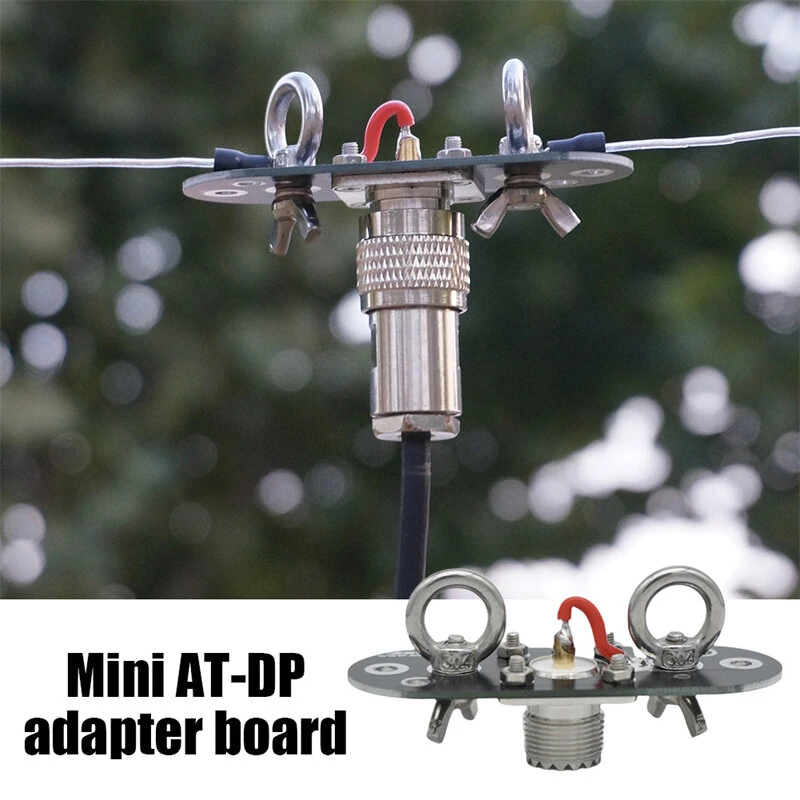 Mini AT-DPs Adapter Board Outdoor Antenna Kit 8x3x5cm High-Strength Fiber 300W GB 304 Stainless Steel Quick Installation for Shortwave Radio — view 2
