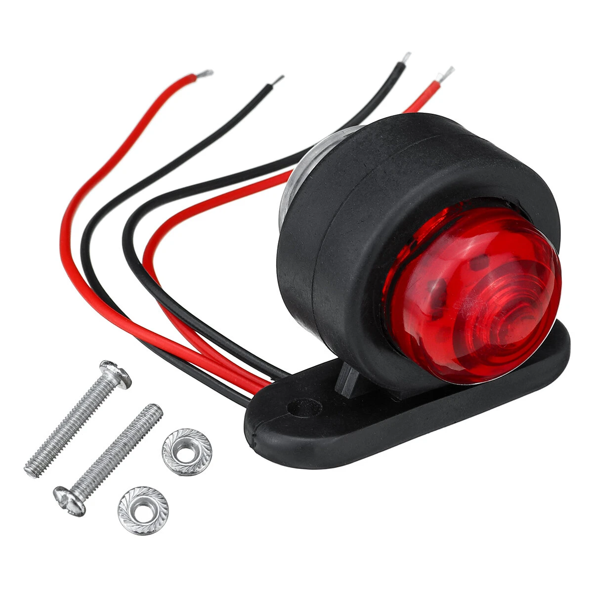Mini Car Side Marker Light Outline Lamp Waterproof Red White Universal Truck Tra — view 7