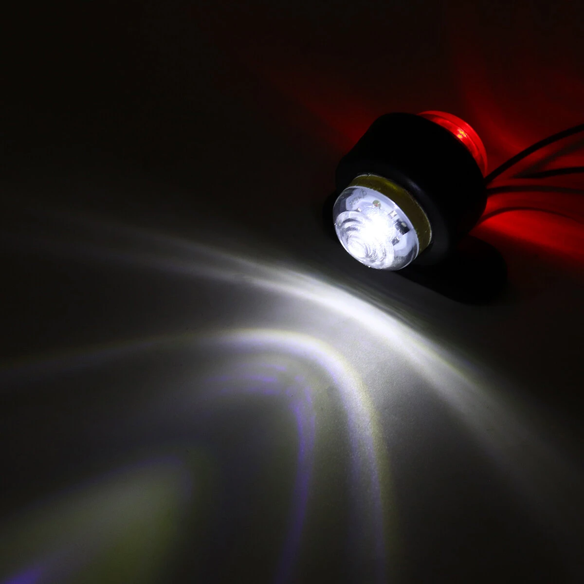 Mini Car Side Marker Light Outline Lamp Waterproof Red White Universal Truck Tra — view 8