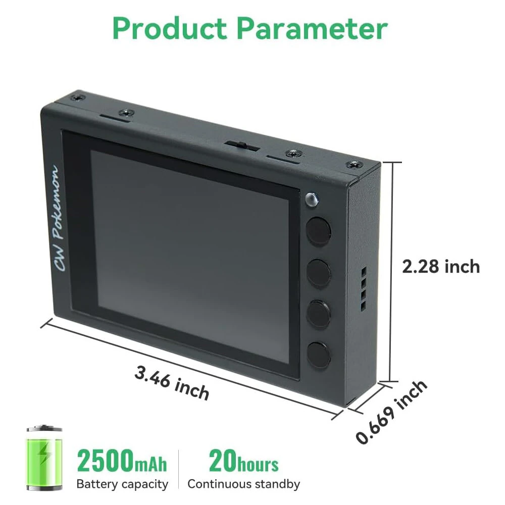 Mini CW Morse Code Trainer 2500mAh Battery 20 Hours Standby Portable Multifunction Connection USB Type-C Compact Design Morse Practice Tool — view 3