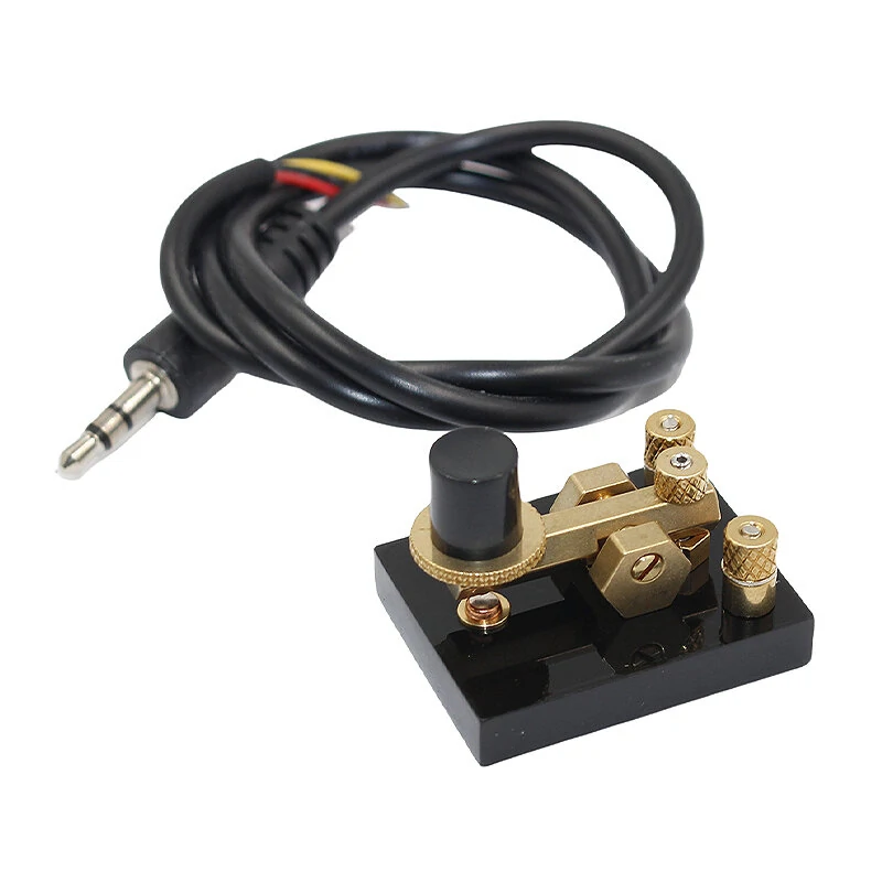 Mini CW Small Electric Key Short Wave Morse Code CW Transmission Manual Electric Key — view 6