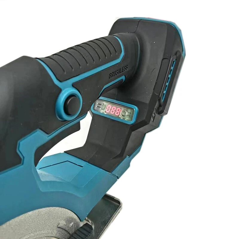 Mini Electric Cordless Circular Saw 18V for Battery 1000W High Power 10800r/min No-load Speed Adjustable 0°-45° Bevel Cutting Safe Efficient Tool for Wood PVC MDF Ceramic Tile Cutting — view 4