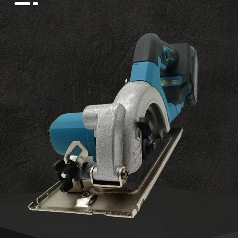 Mini Electric Cordless Circular Saw 18V for Battery 1000W High Power 10800r/min No-load Speed Adjustable 0°-45° Bevel Cutting Safe Efficient Tool for Wood PVC MDF Ceramic Tile Cutting — view 5