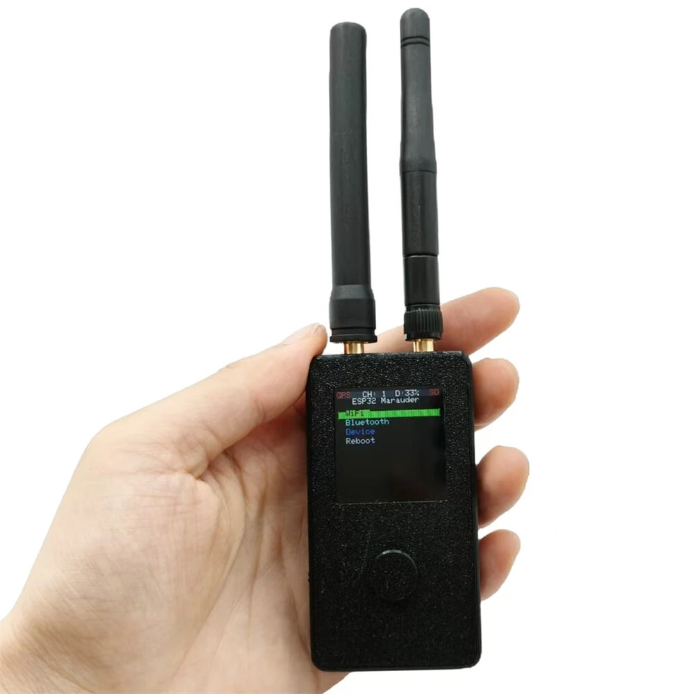 Mini ESP32 Marauder Mar-x-Auder Device Wi-Fi Bluetooth Offensive and Defensive Tools Enable Secure & Reliable Wireless 500mAh Battery 1.44-inch Screen — view 3