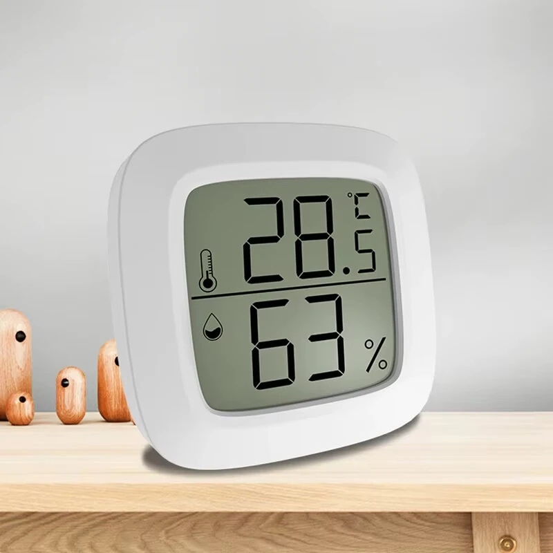 Mini LCD Digital Thermometer Hygrometer Indoor Room Temperature And Humidity Meter Sensor Meter Home Thermometer — view 2