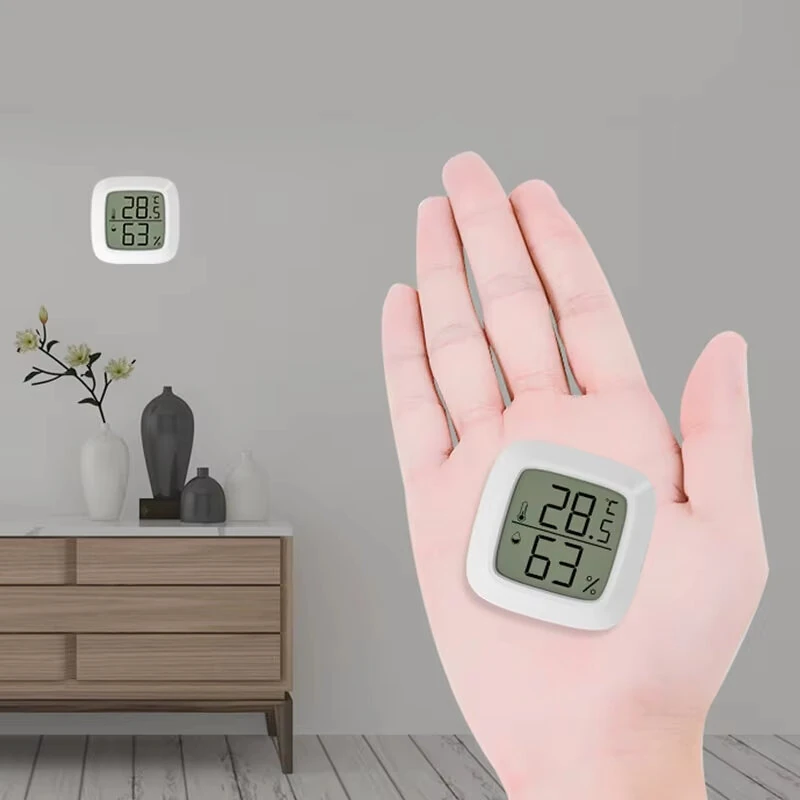 Mini LCD Digital Thermometer Hygrometer Indoor Room Temperature And Humidity Meter Sensor Meter Home Thermometer — view 5