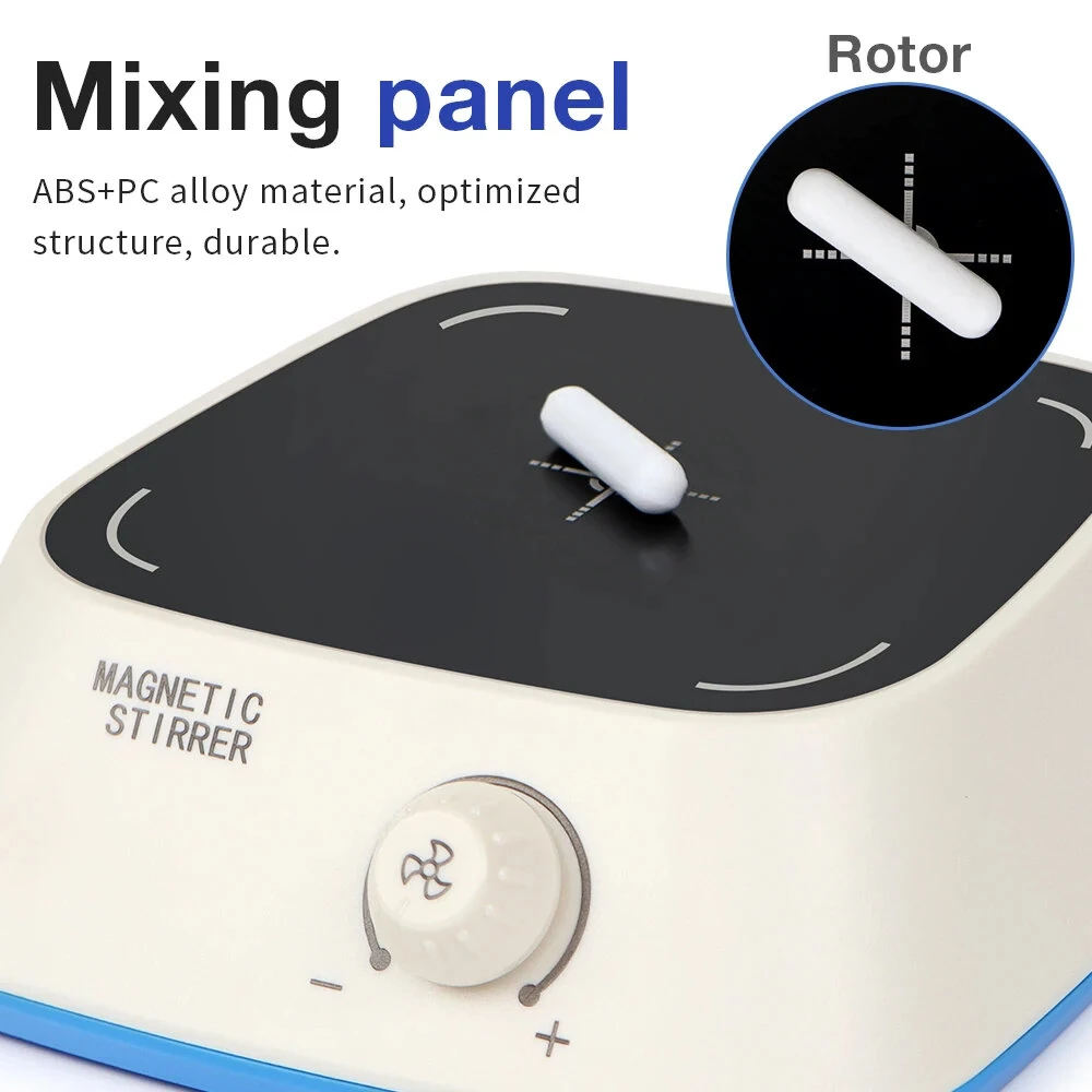 Mini Magnetic Stirrer Lab Mixer 3L 3000RPM Portable Liquid Stirrer Plate With Quiet Brushless Motor Stir Bar EU Plug — view 7
