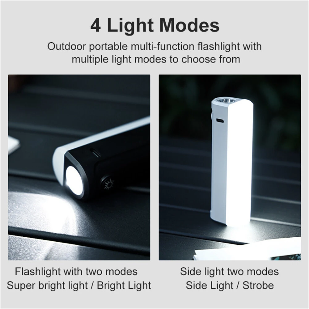 Mini Multifunction Flashlight Strong Light Rechargeable Super Bright LED Light Portable Travel Car Multi-function Light — view 4