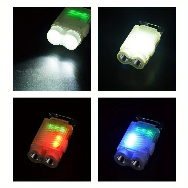 Mini Multifunctional Hat Clip Light Dual Light Source Pocket Flashligh LED Headlight For Outdoor Night Fishing Camping Hiking Emergency Light — view 2