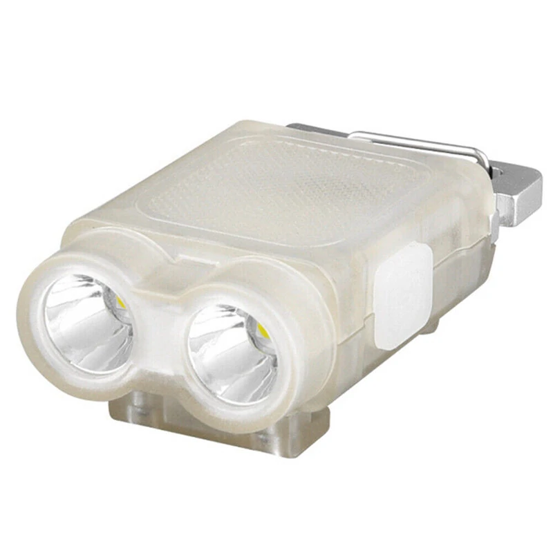 Mini Multifunctional Hat Clip Light Dual Light Source Pocket Flashligh LED Headlight For Outdoor Night Fishing Camping Hiking Emergency Light — view 6