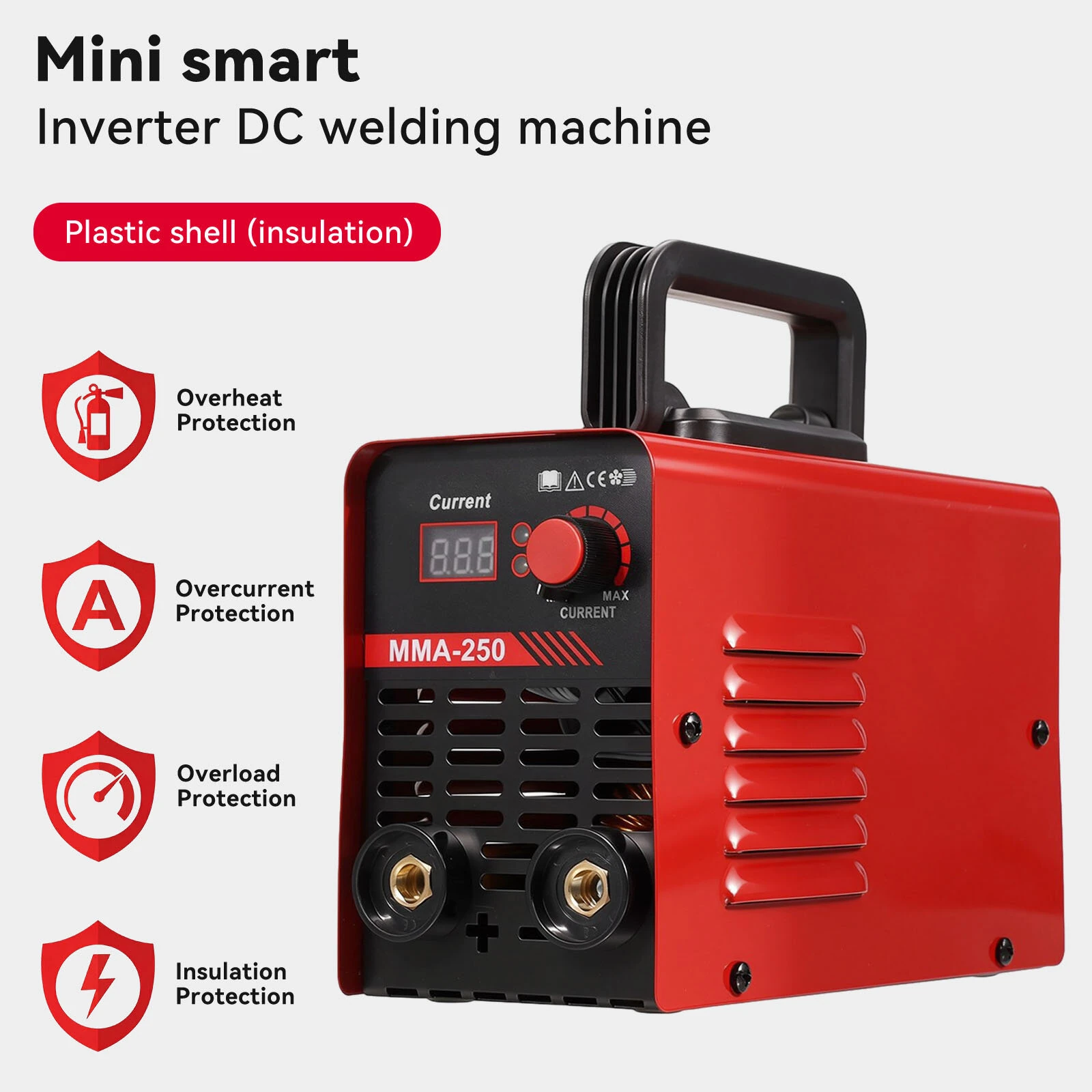 Mini Portable ARC MMA 250 Amp IGBT Inverter Welder Electric Welding Machine — view 3
