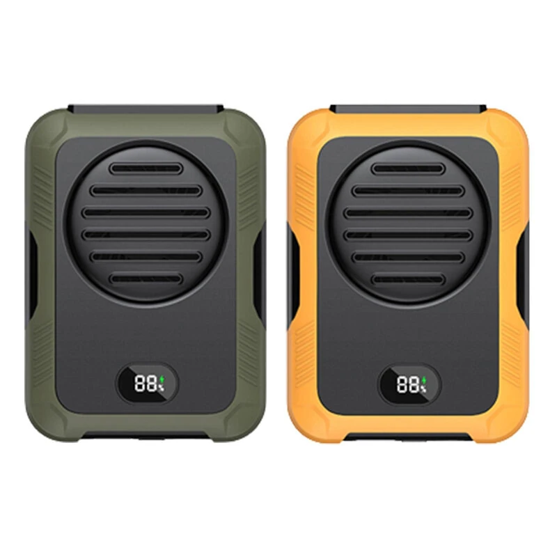 Mini Portable USB Rechargeable Fan 2000mAh Hanging Neck Waist Fan for Outdoor Camping Hiking Climbing Running Sports — view 8