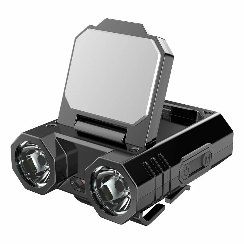 Mini Rechargeable Head Lamp XPE Hat Clip Light Stepless Dimming Rechargeable LED Headl Light for Camping Night Cycling Emergencies