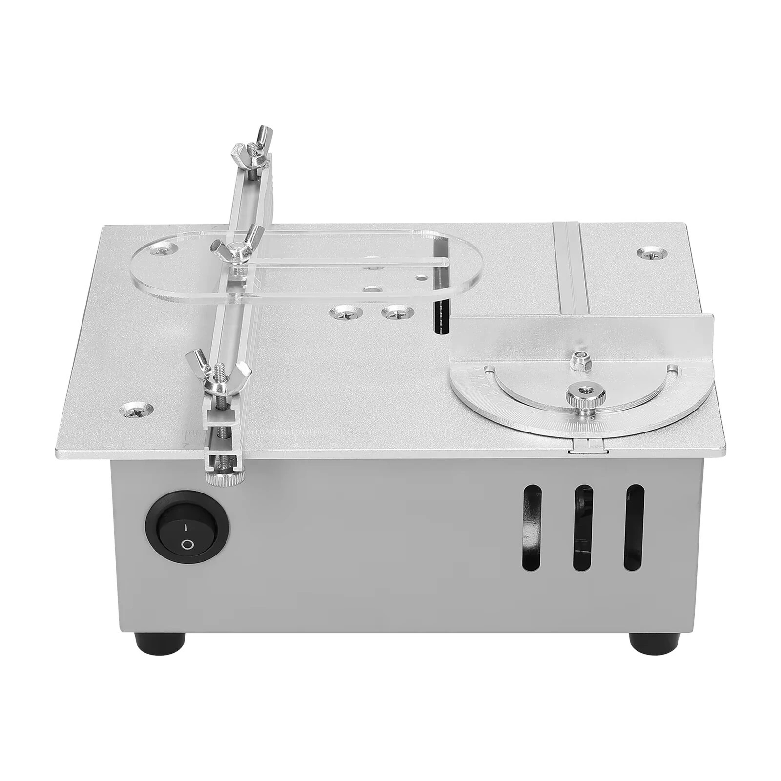 Mini Table Saw 96W Electric Desktop Saw With 9000RPM Motor 7-Gear Power Supply Adjustable Blade Height For Woodworking DIY — view 10