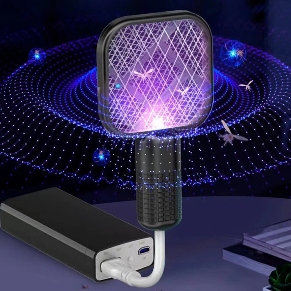 Mini USB Mosquito Killer Lamp Household Electric Mosquito Swatter Mosquito Killer Automatic Trap Outdoor Portable Electric Mosquito Swatter — view 3